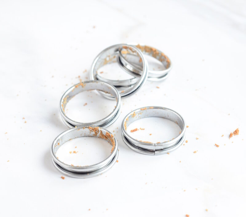 6 Backringe für Palets Bretons Ø 55mm - H 12mm von Gobel 5/6