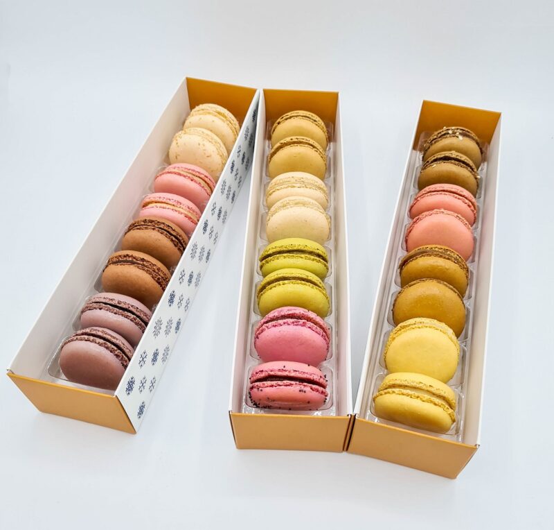 Macarons Schachtel - Joyeuses Fêtes jetzt online kaufen
