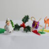 Bûche de Noël Zubehör - Set 7-teilig 3/4