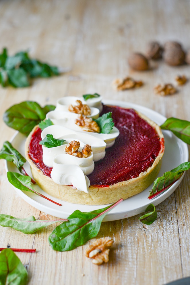 Quiche Mit Rote Beete Und Frisch Kase