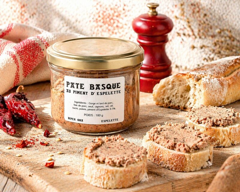 Baskische Pastete Basque Mit Piment D Espelette Original