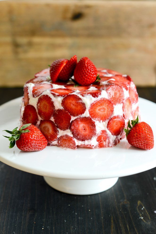 Charlotten Aux Fraises Erdbeeren Charlotte