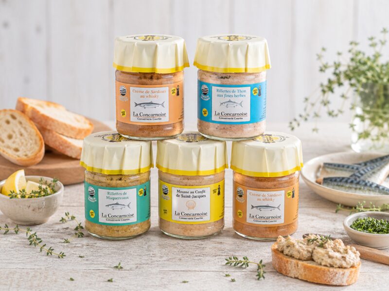 Fischbrotaufstrich aus der bretagne concarneau