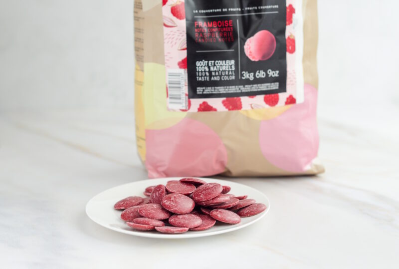 Valrhona Fruchtkuvertüre Himbeer Inspiration Framboise 2/8