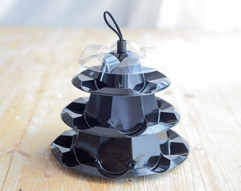 Macaron Etagere Schwarz für 21 Macarons – Macaron Ständer für Hochzeit, Candy Bar & Dessert Buffet 2/11