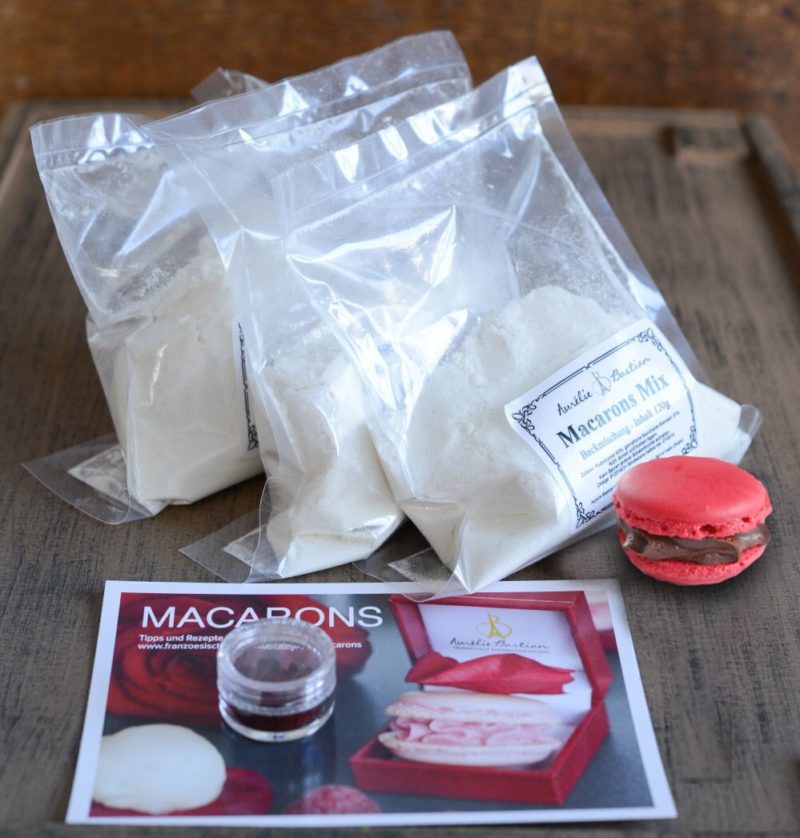 Macaronsmix Lebensmittelfarbe Himbeer