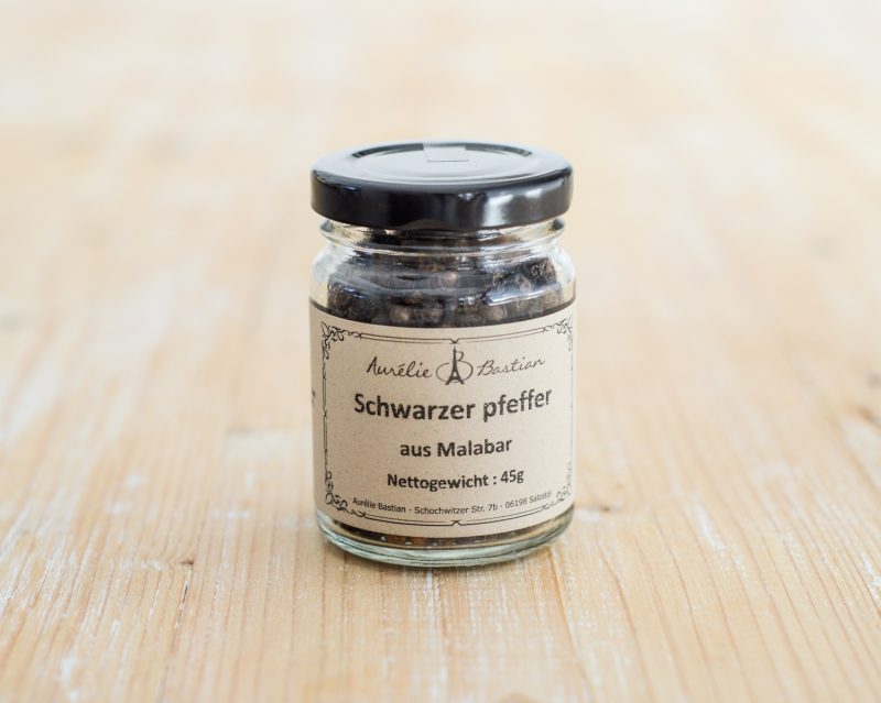 Schwarzer Malabar Pfeffer 45g