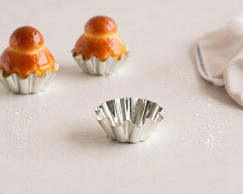 Mini Brioche Backform Au Weissblech Von Gobel