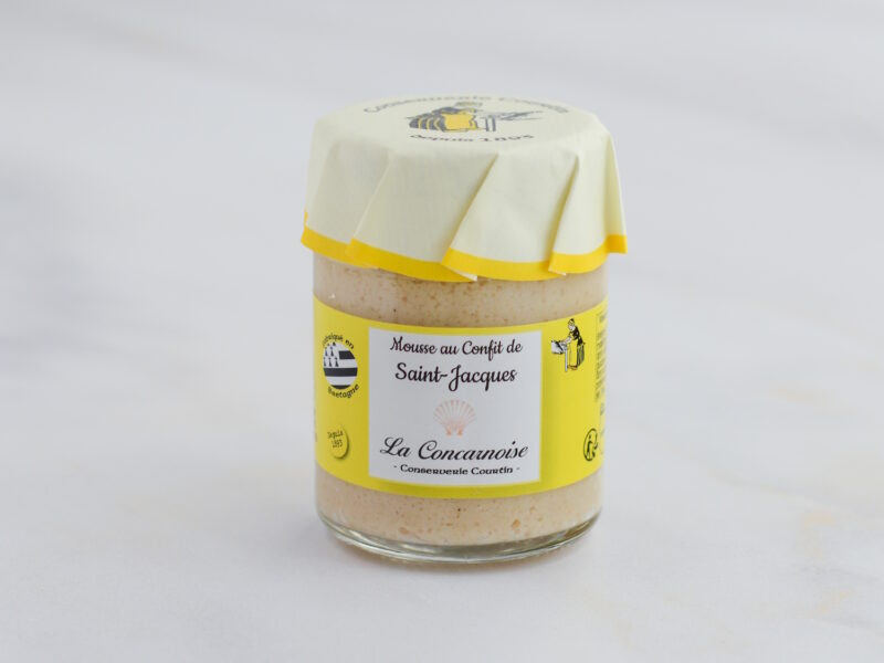 Mousse Aus Confierten Jakobsmuscheln Aus Der Bretagne