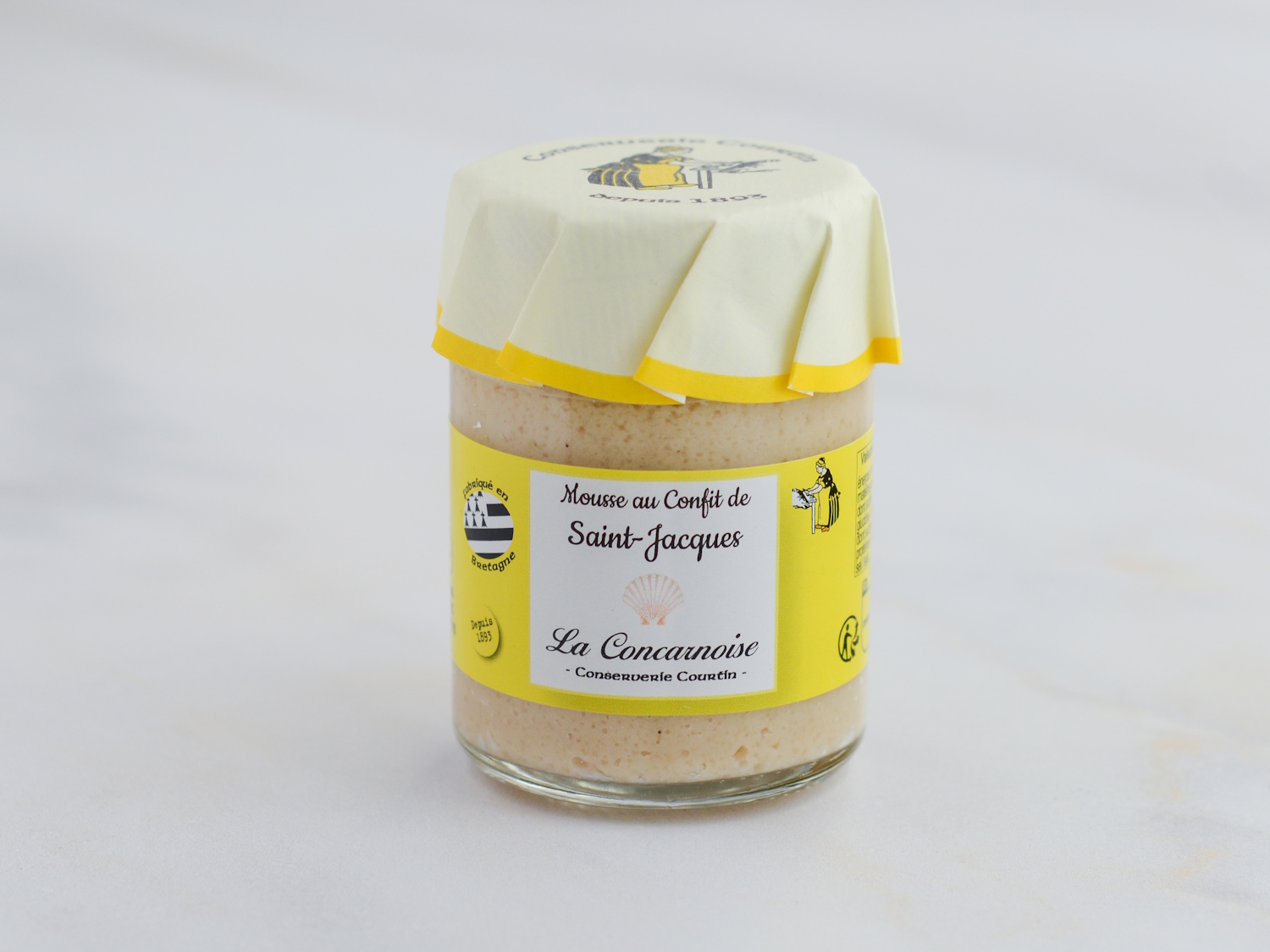 Mousse Aus Confierten Jakobsmuscheln Aus Der Bretagne