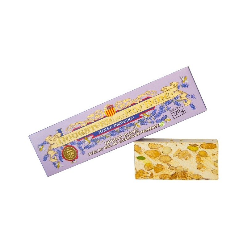 Weißer Nougat aus der Provence mit Lavendel-Honig hier kaufen ...