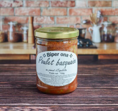 Poulet basquaise für 2 Personen 750g