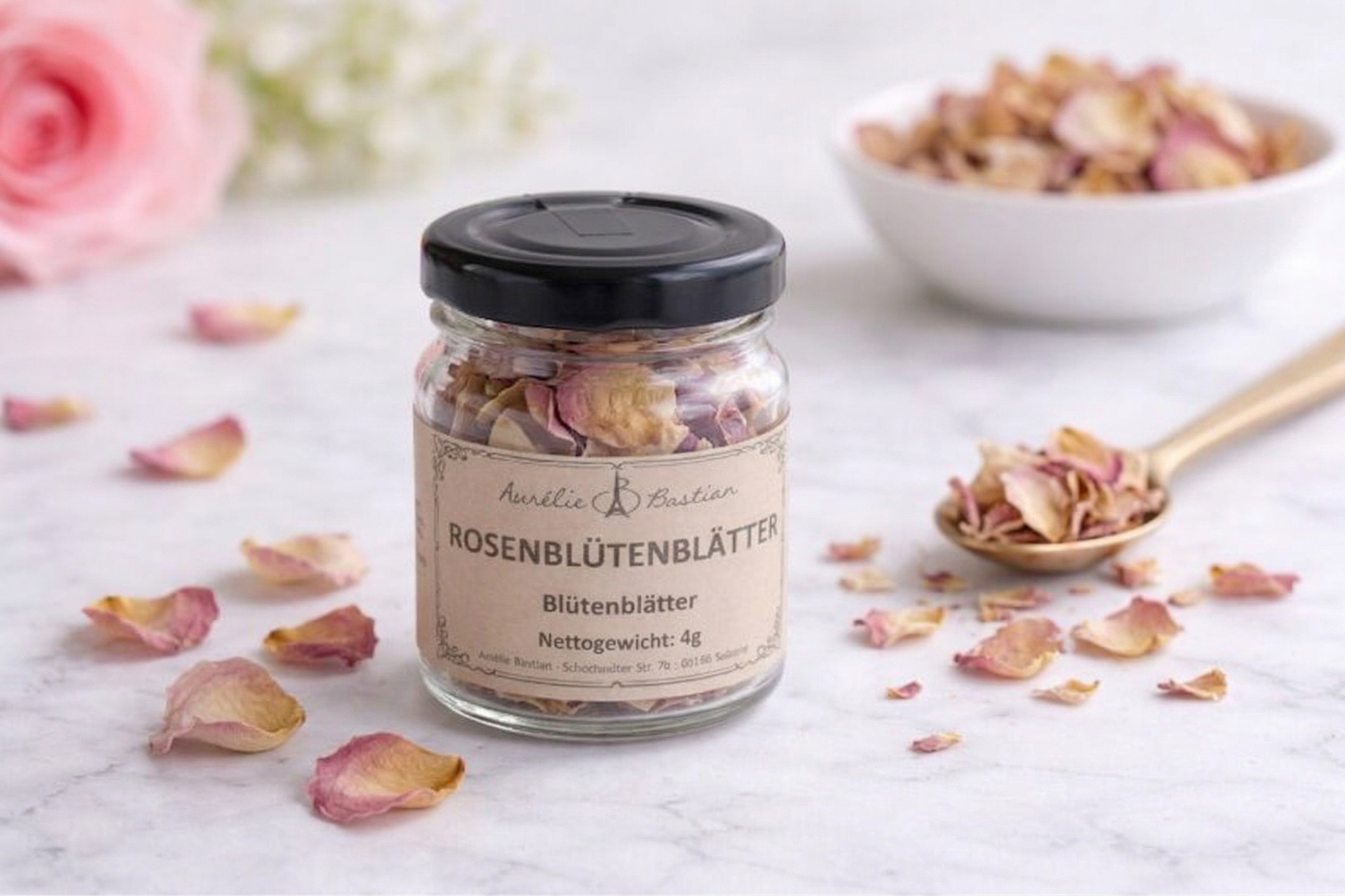 Rosenblütenblätter 4 g