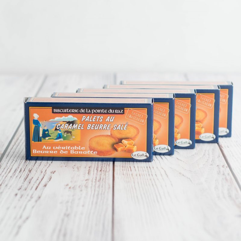 5er Set - Palets Bretons mit Salzbutterkaramell  5 x 40g