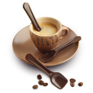 Schokoladen - Pralinenform Löffel Choco Spoons aus Silikon