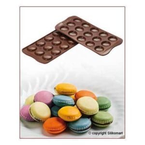 Schokoladen- und Pralinenform Macarons von Silikomart