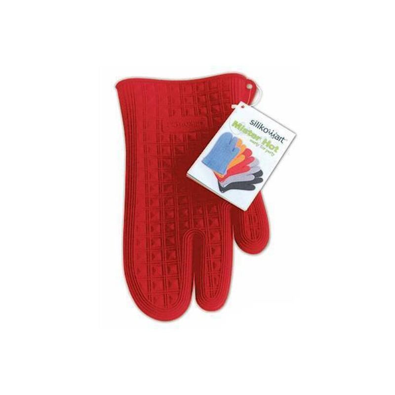 Silikon Backhandschuh Rot