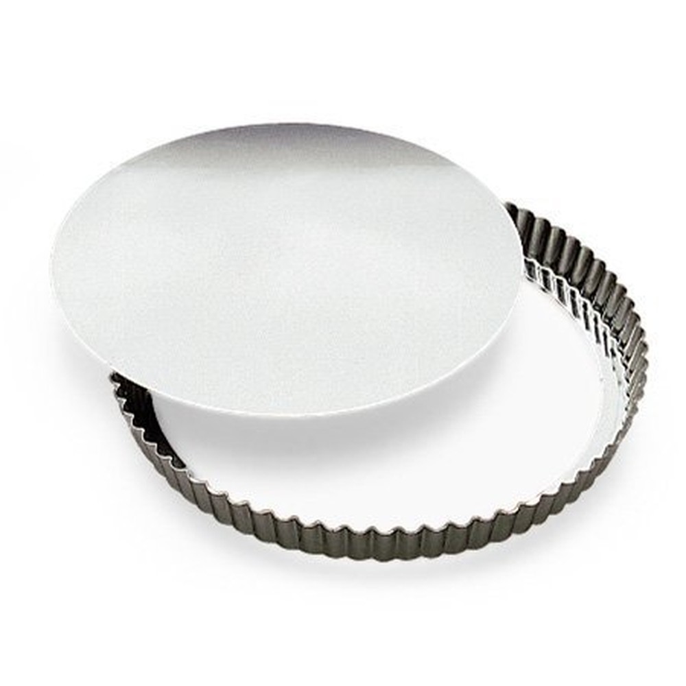 Tarteform Weißblech mit Hebeboden von Gobel – 22, 24, 26 cm