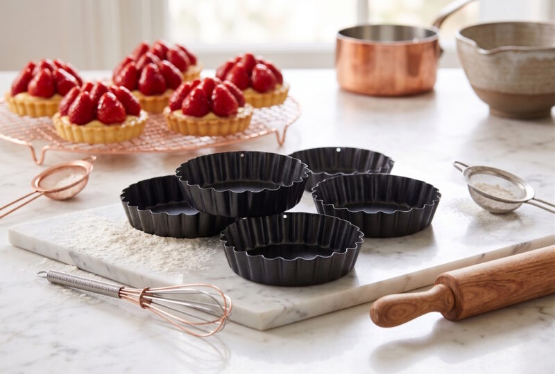 Tartelette backform mit erweitertem rand 100mm 20mm de buyer