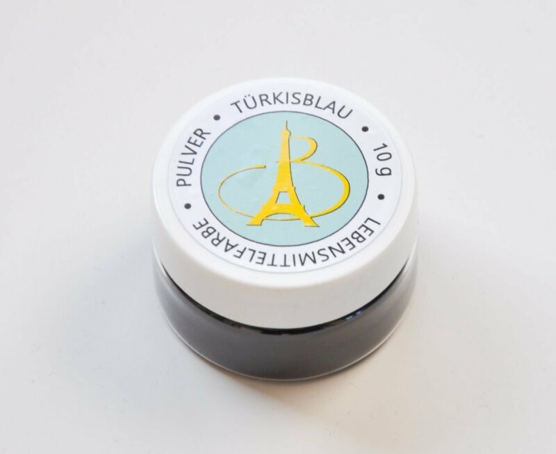 Lebensmittelfarbe Türkis wasserlöslich intensiv 10g 4/4