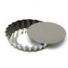 Tartelette Backform mit abnehmbarem Boden aus Weißblech Ø 120 mm, H: 20 mm von Gobel