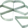 Set aus 6 dreieckigen Tartelette-Backformen "Marguerite"