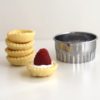 Mini-Tartelettes Ausstecher aus Edelstahl Ø 60 mm von Gobel