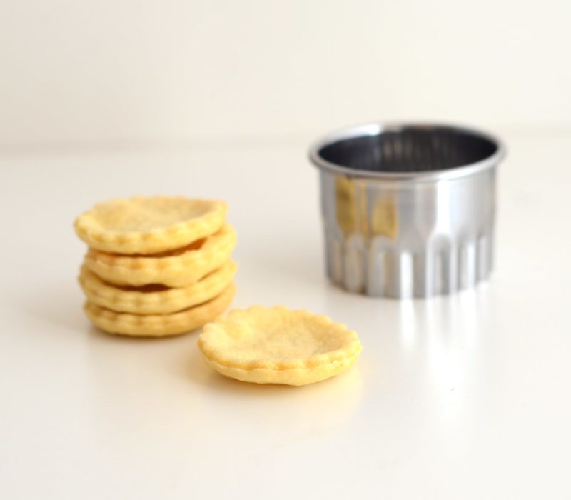 Mini-Tartelettes Ausstecher aus Edelstahl Ø 40 mm 3/3