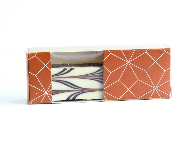 Schokoriegel Valrhona Crousti Bar' Ivoire 35g 3/4