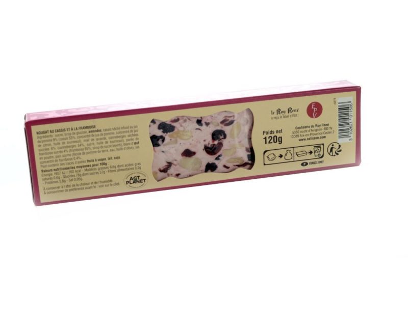 Produktbild 2 Fantasie Nougat mit Cassis und Himbeeren 120g