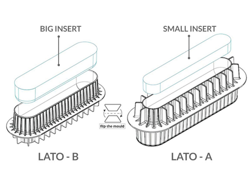 Produktbild 3 Universal Silikonform für Insert/Einleger von Silikomart - Bûche de Noel