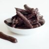 Orangettes - kandierte Orangenschalen mit Zarbitterschokolade von Valrhona 125g 2/3