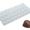 Pralinenform - Schokoladenform - Schnecke 24 Mulden