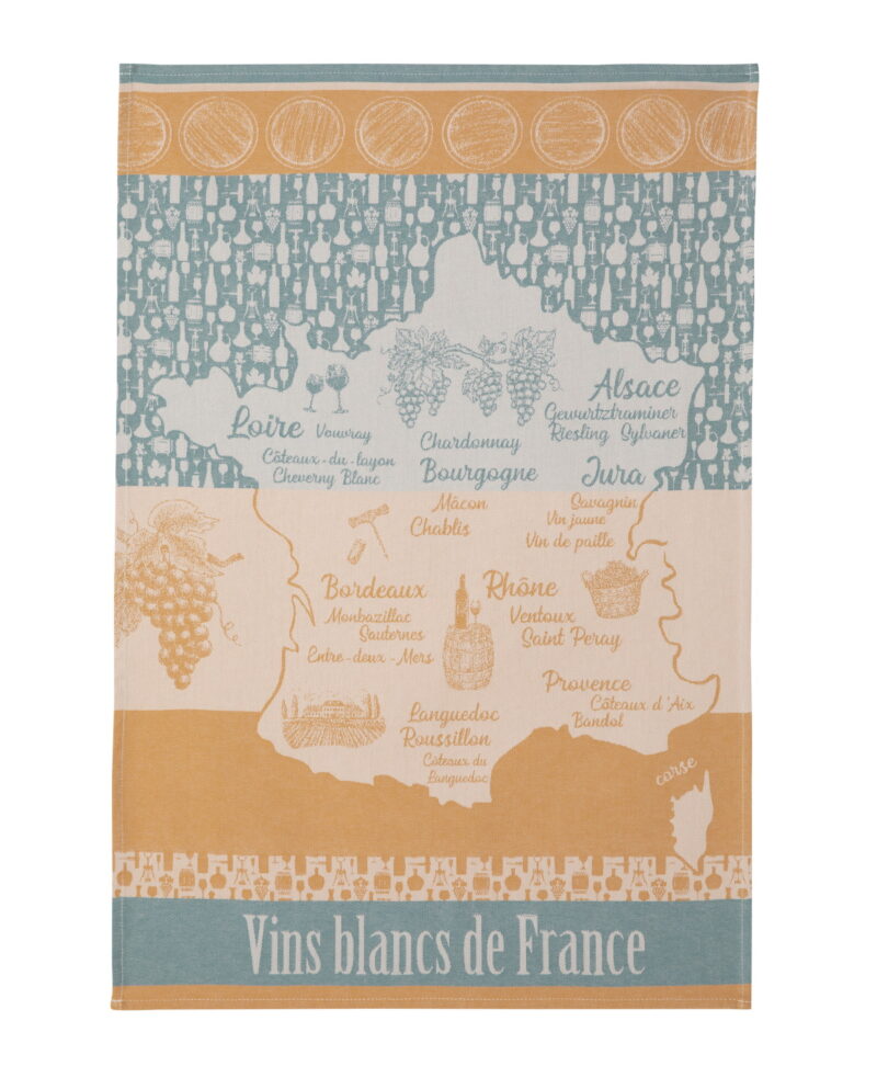 Vins Blancs De France Torchon COUCKE 800x993