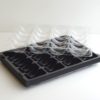 Blister 20 Macarons Schwarz Transparent