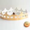 Galette des Rois Zubehör "gewonnen" 1 Porzellanfigur (Fève) + 1 Krone