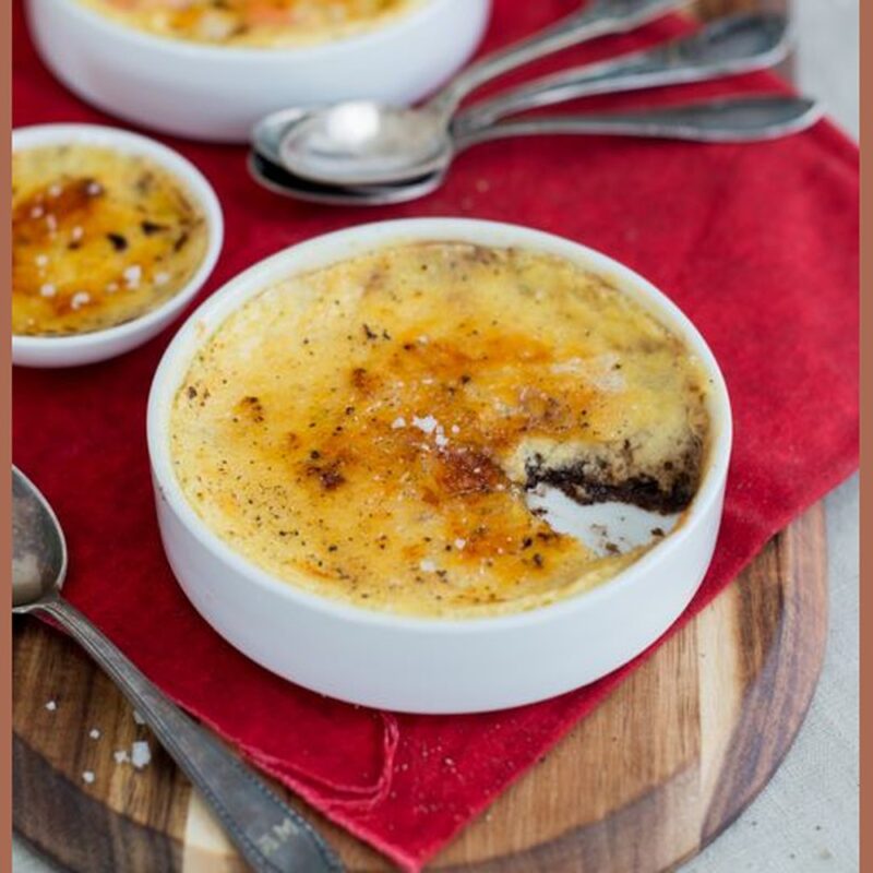 Ramequin Aus Porzellan Fuer Creme Brulee Rund Gratin Foermchen