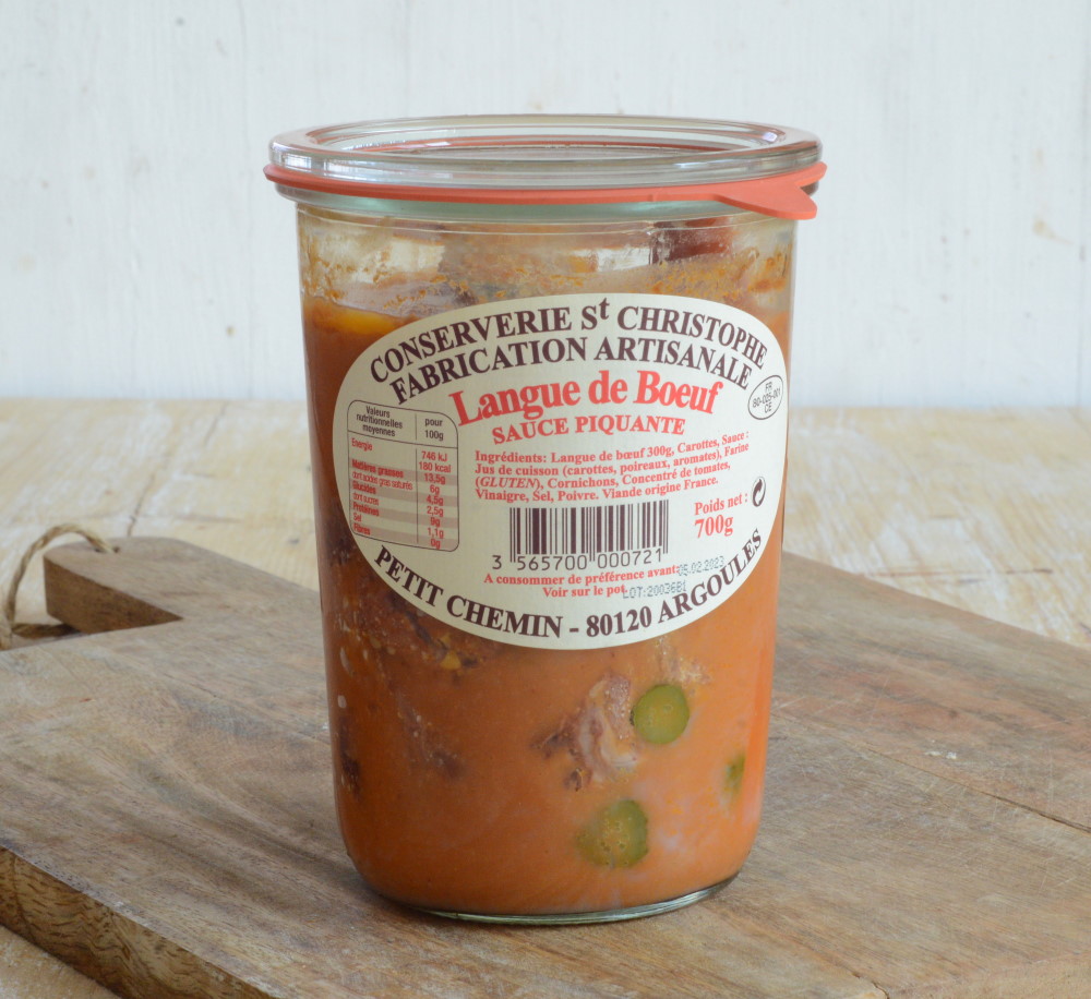 Langue de boeuf sauce piquante