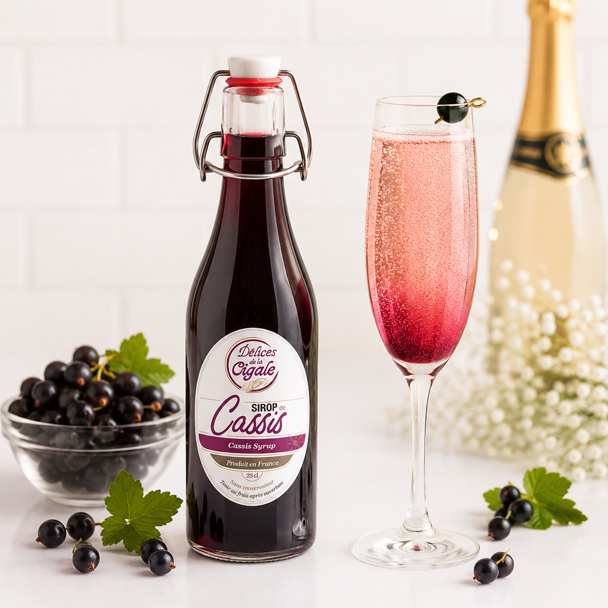 Cassis Schwarze Johannisbeeren Sirup