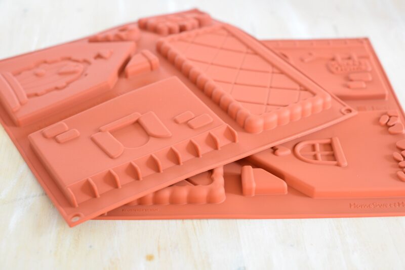 Silikonbackform Lebkuchenhaus von Silikomart (2 Formen) 6/7