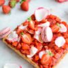 Erdbeer Tarte Quadratisch