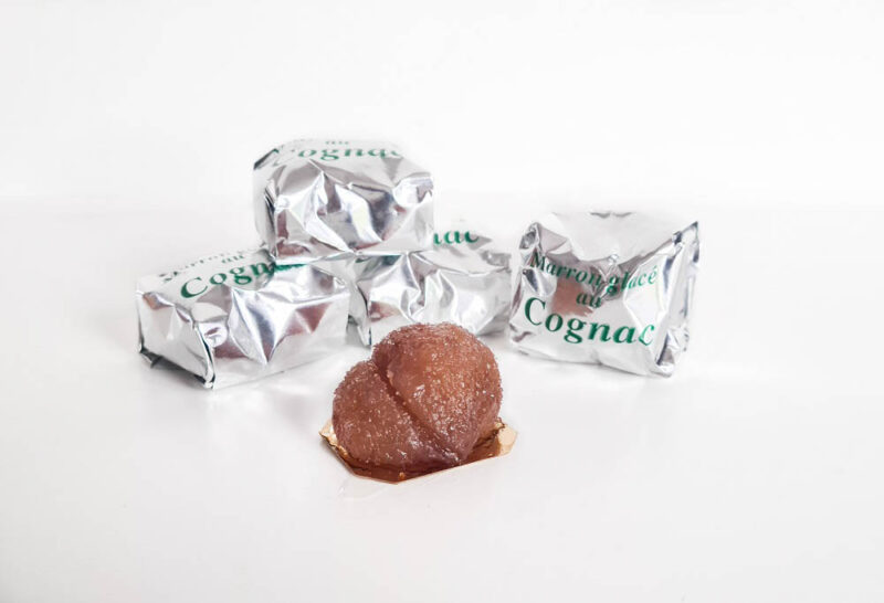 Glasierte Maronen Mit Cognac
