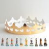Galette des Rois Zubehör "Leuchttürme der Bretagne - Eckmühl " 1 Porzellanfigur (Fève) + 1 Krone