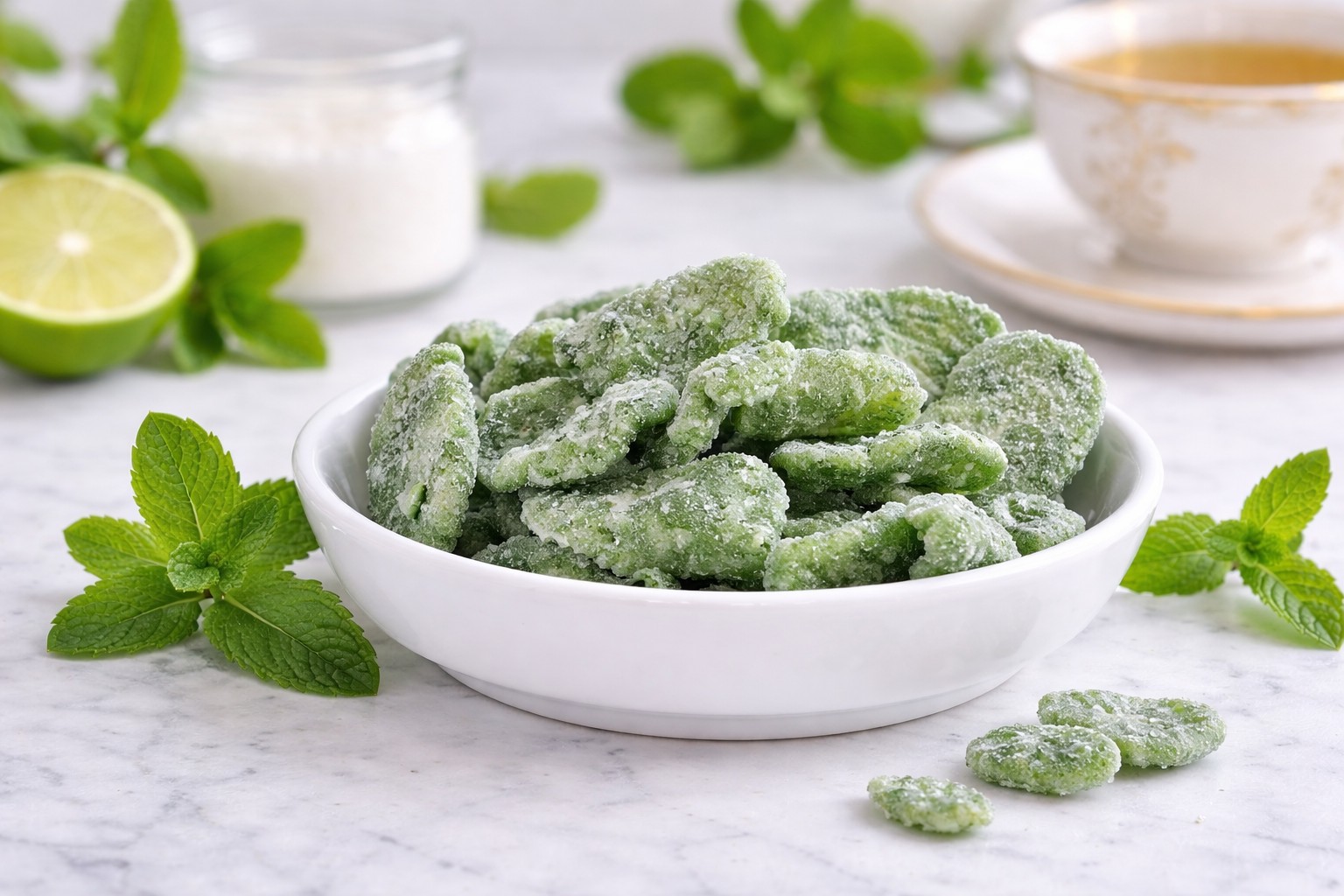 Minz Kandierte Aus Der Provence