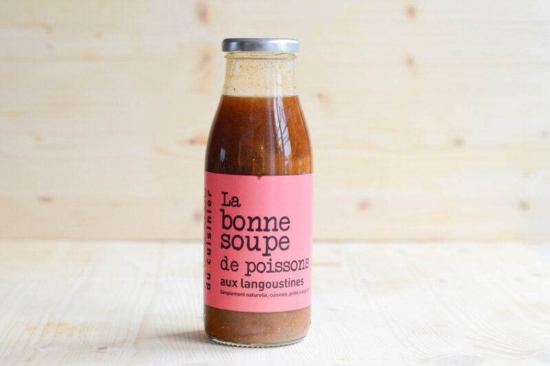 Fischsuppe mit Langoustinen aus der Bretagne "La bonne soupe de poissons aux langoustines" 500ml