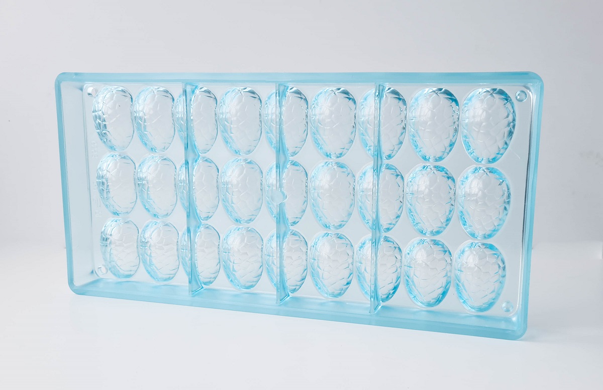 Pralinenform - Schokoladenform - Ostereier- 27 Mulden