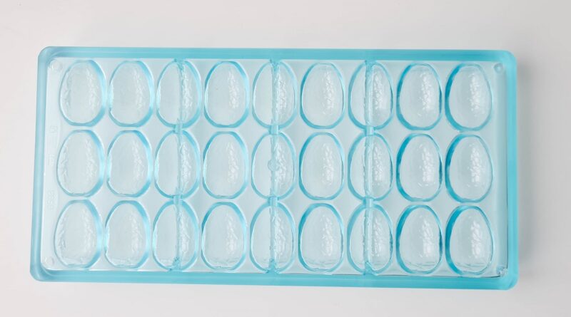 Pralinenform - Schokoladenform - Ostereier- 27 Mulden 5/8