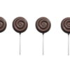 PVC-Gießform für 4 runde Lollipops - Sucettes von Valrhona Signature