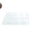 PVC-Gießform für 4 runde Lollipops - Sucettes von Valrhona Signature 2/3