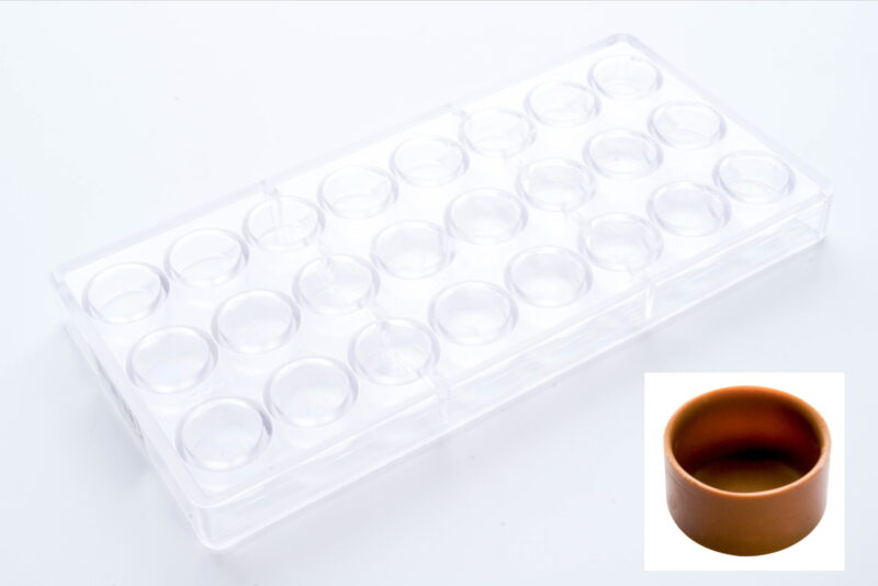 Produktbild 1 Pralinenform - Schokoladenform für 24 kleine runde Pralinen oder Hohlkörper
